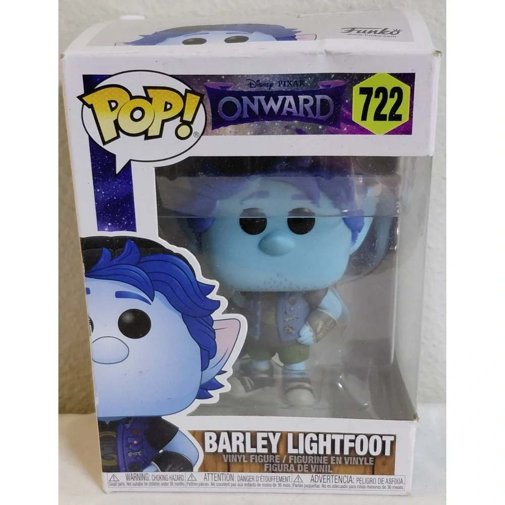 Funko Pop Disney Pixar Onward Barley Lightfoot #722 Vinyl Figure New In Box